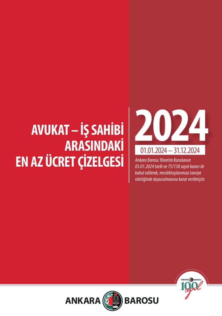 2024 Yılı Avukatlık Ücreti